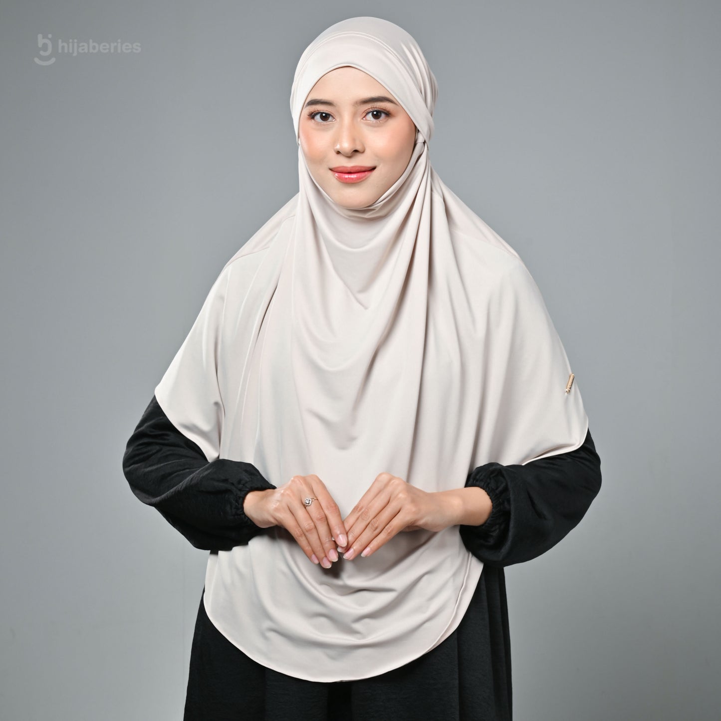 French Khimar Reguler - Ivory