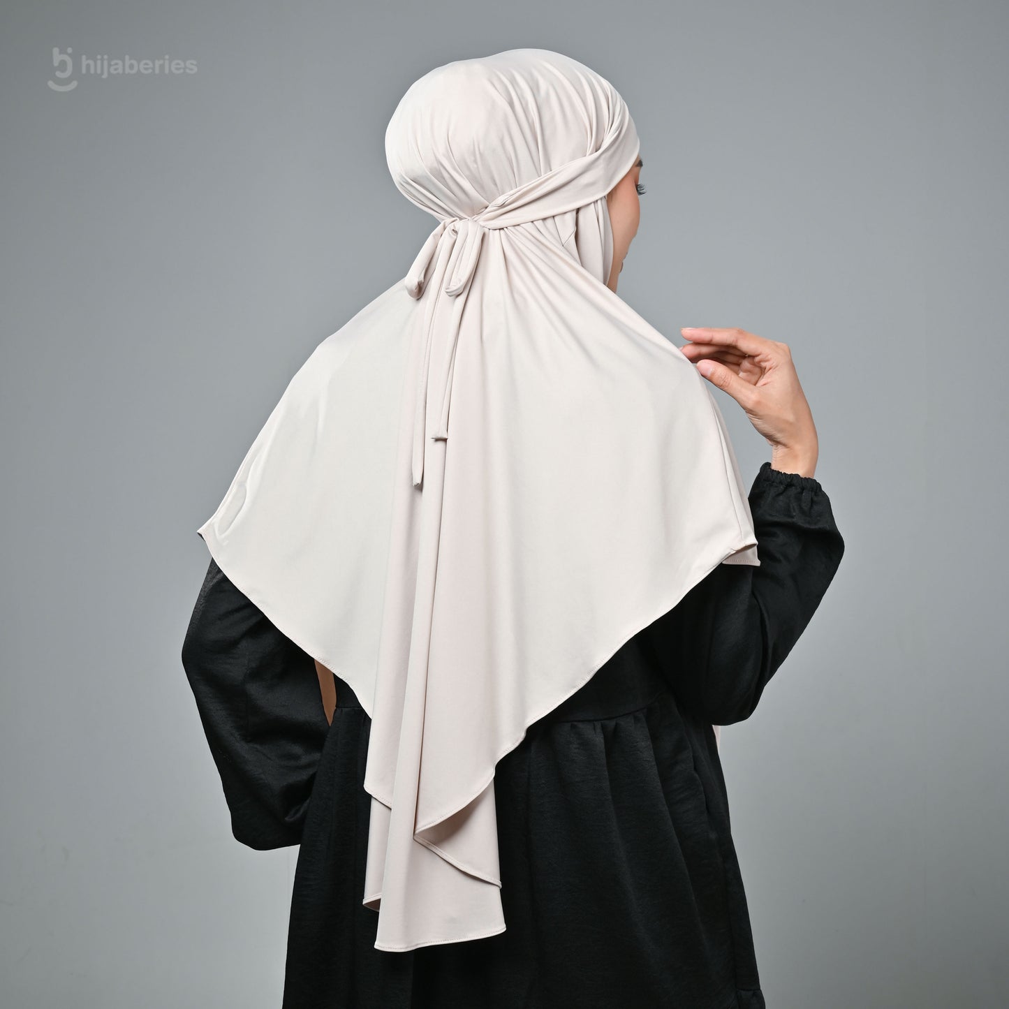 French Khimar Reguler - Ivory