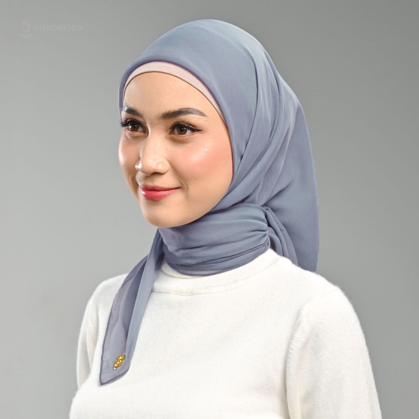 Paris Basic Japan Neci 4 Sisi Hijaberies - V2 Denim Blue