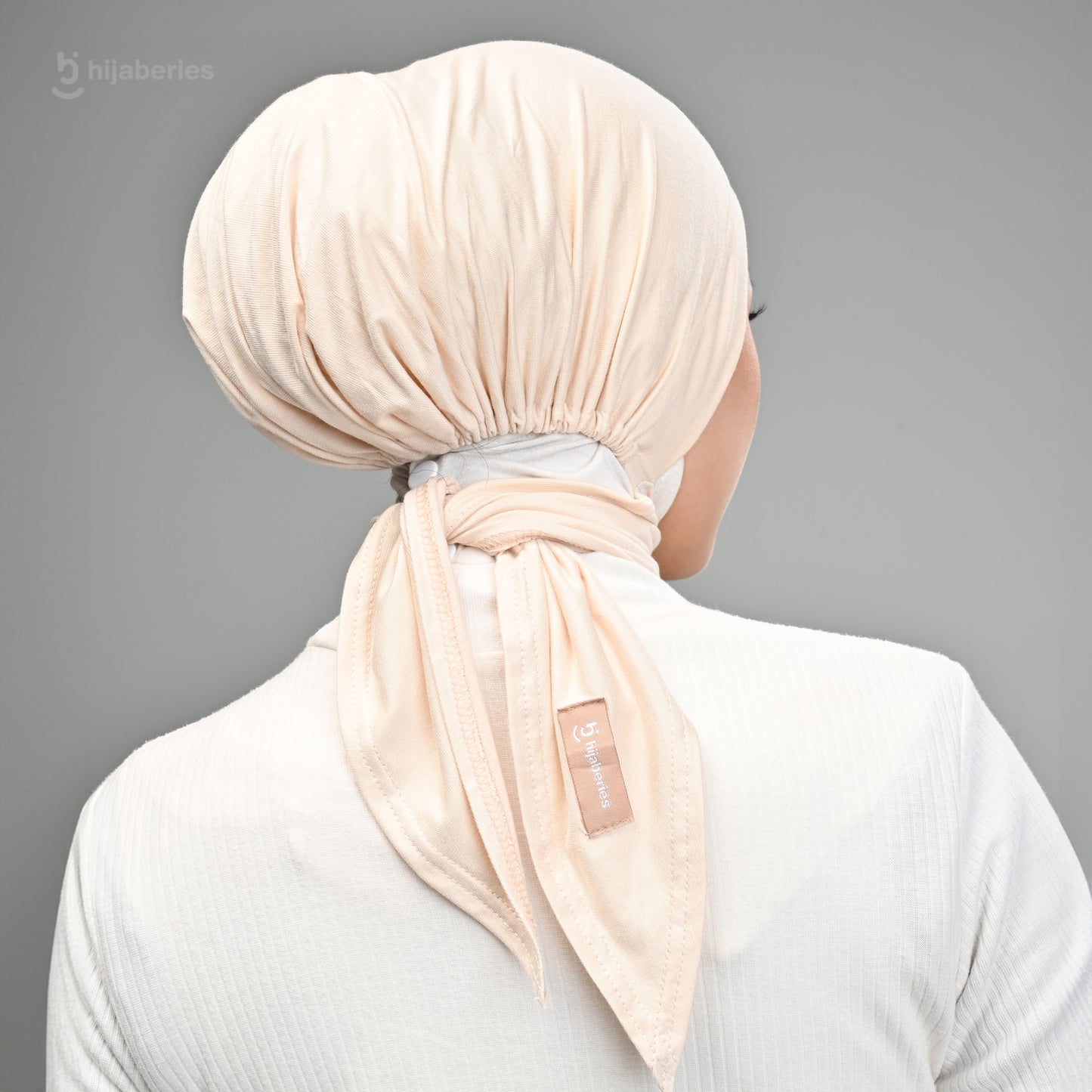 Inner Hijab Ear & Neck Cover Hijaberies - Biscuit