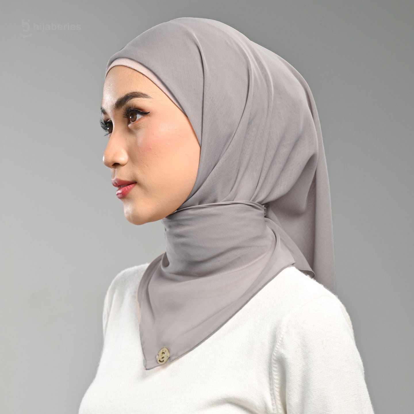 Paris Basic Japan Neci 4 Sisi Hijaberies - V2 Grey