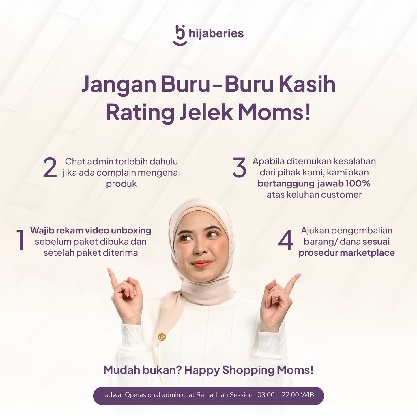 Kesa Tencel Pashmina Kaos Hijaberies - Broken White