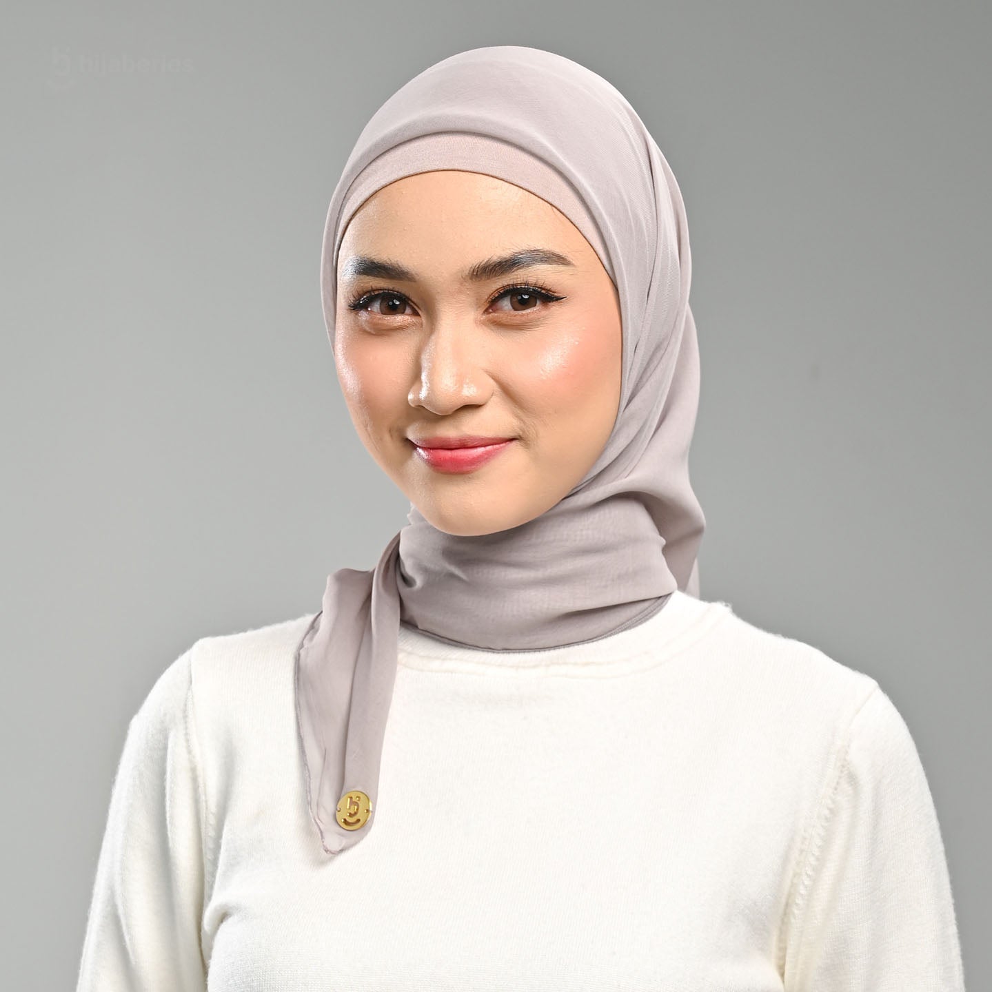 Paris Basic Japan Neci 4 Sisi Hijaberies - V2 Light Grey