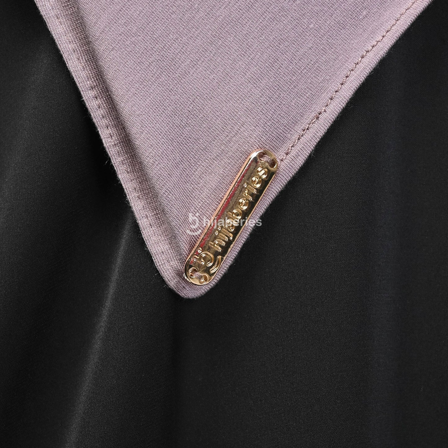 Kesa Tencel Pashmina Kaos Hijaberies - Mauve