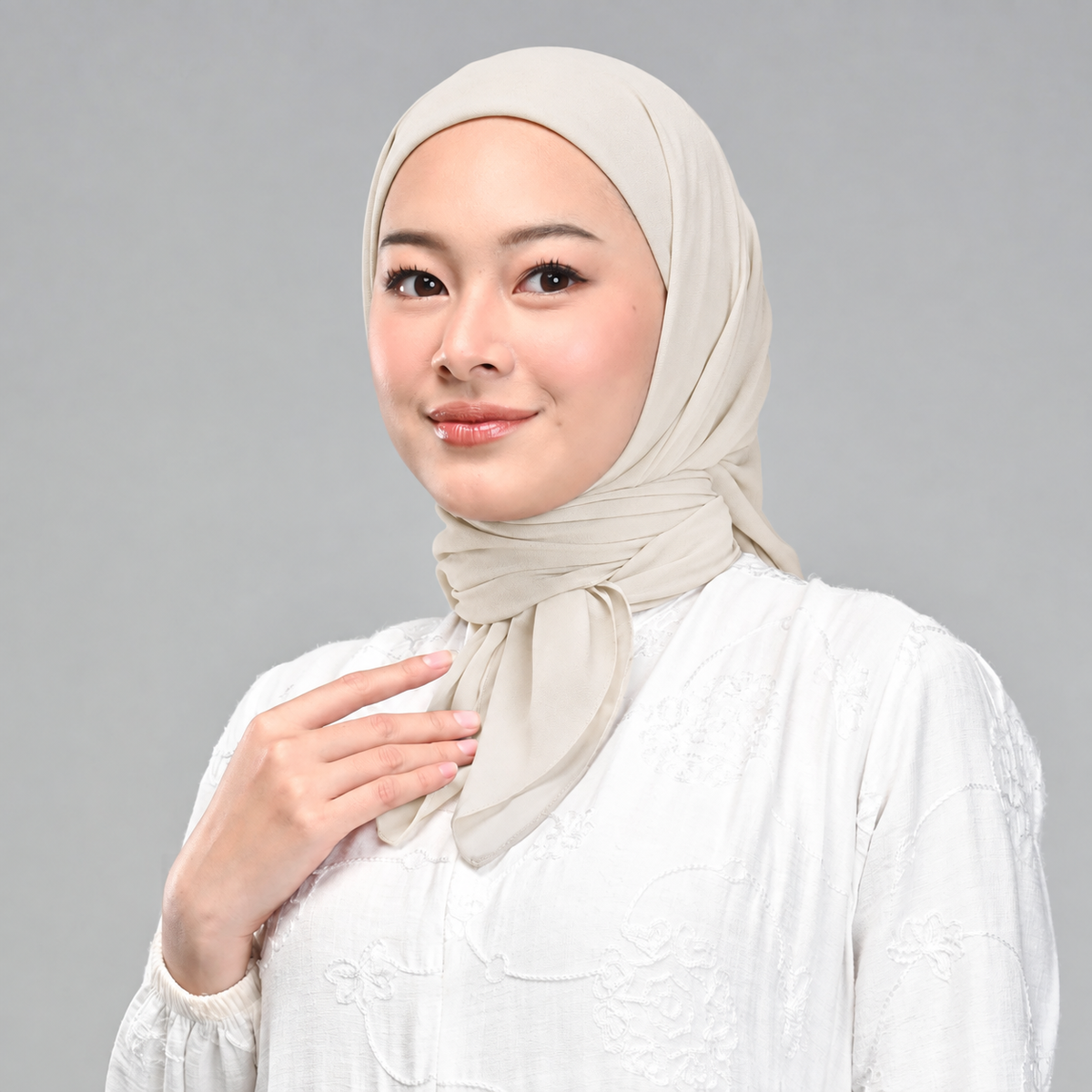 Hijaberies - Nussa Square Inner (Hijab 2in1 Segiempat Inner Instan 2 Layer)