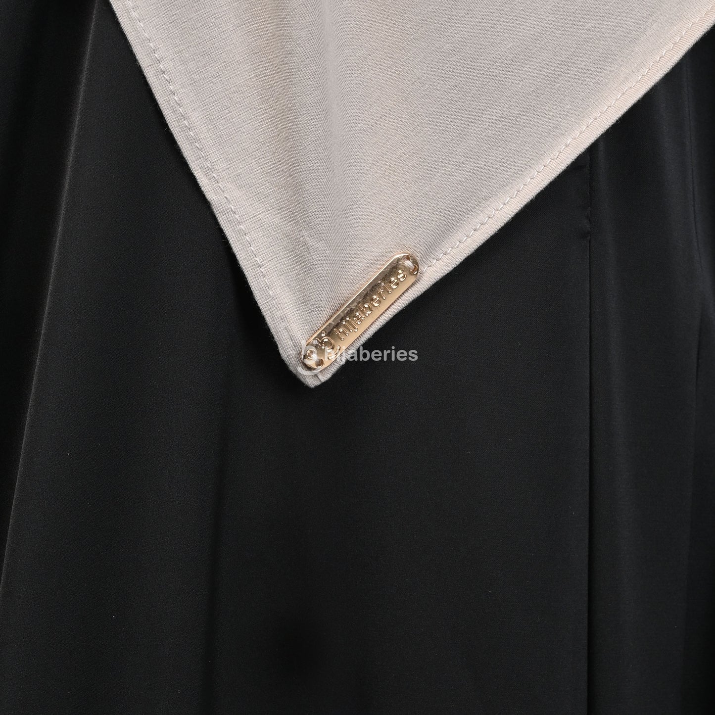 Kesa Tencel Pashmina Kaos Hijaberies - Oat Milk