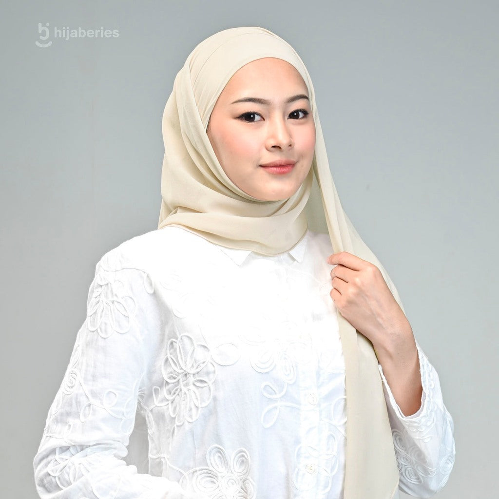 Hijaberies - Olivia Square Instan | Hijab Segiempat Instan Bandana Oval Malay