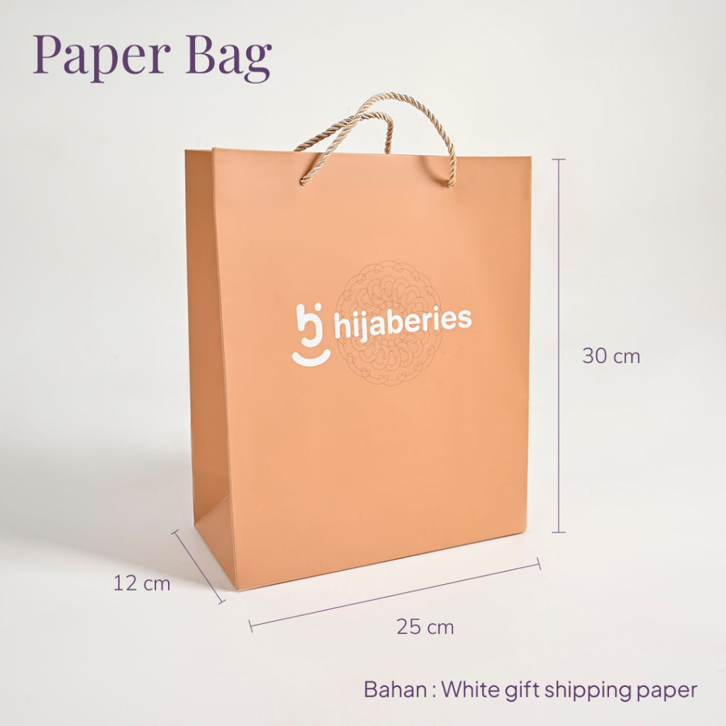 Paper Bag Ukuran 30 cm x 25 cm x 12 cm