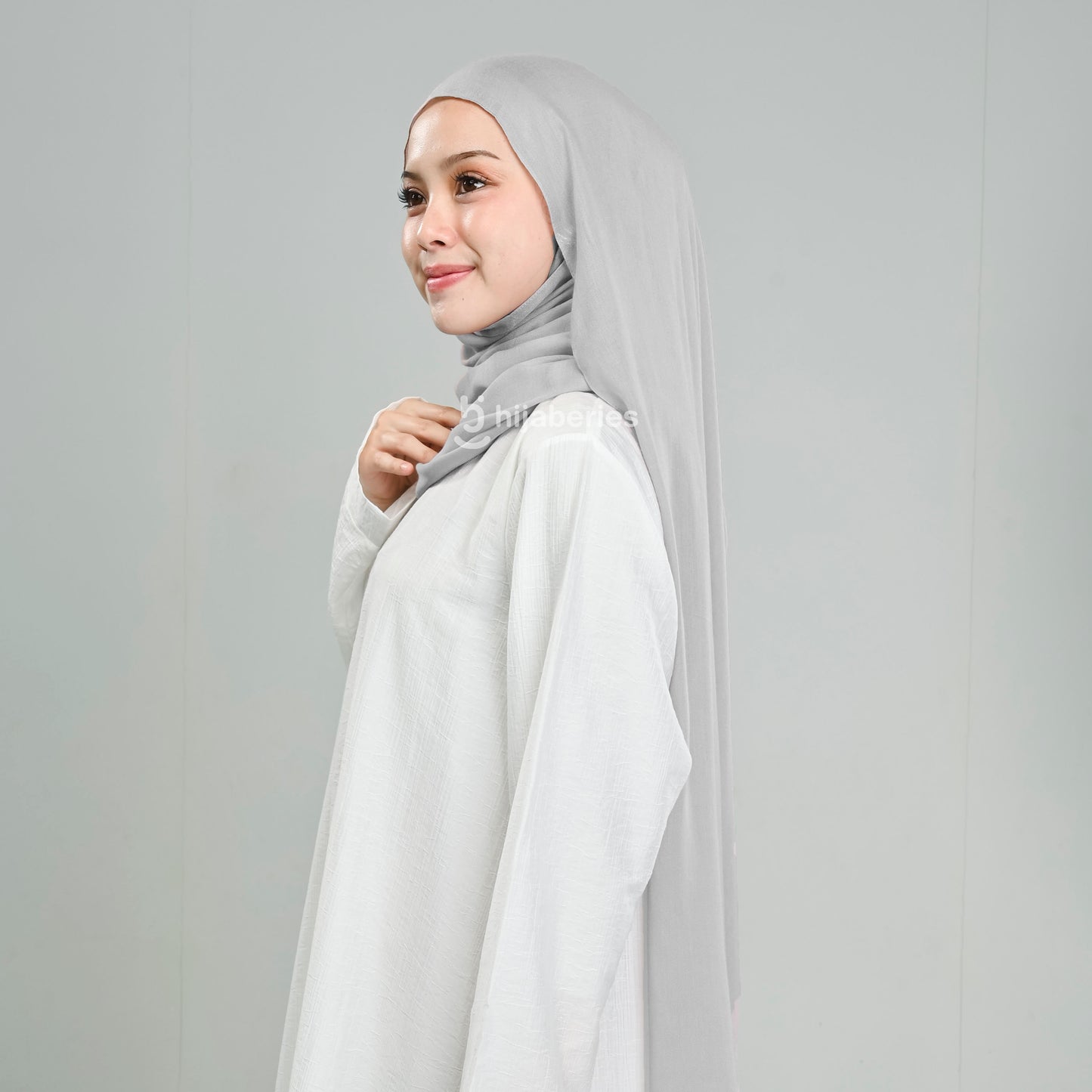 Pashmina Viscose Hijaberies - Light Grey