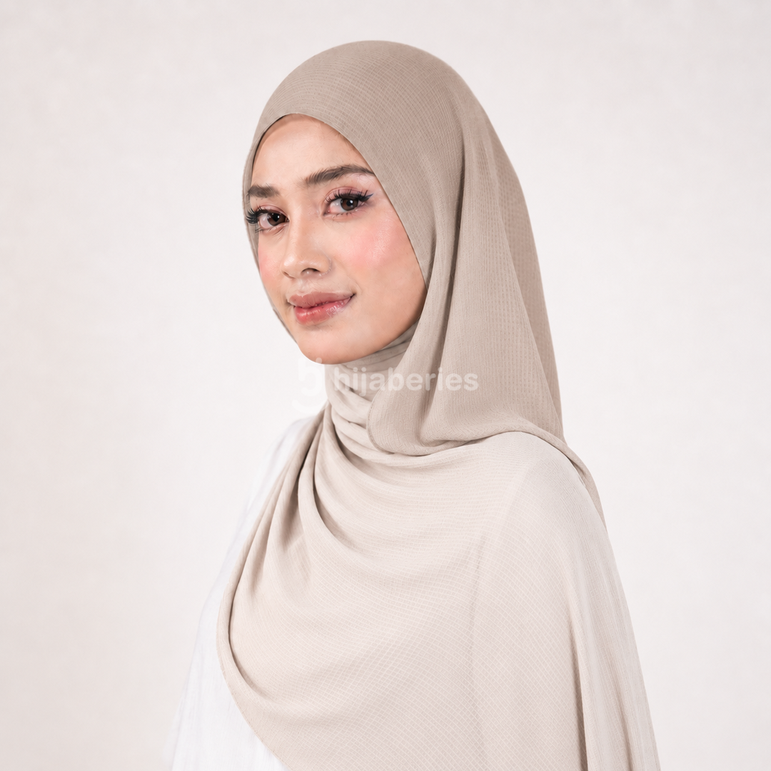Hijaberies - Pashmina Festive Collection (Hijab Pashmina Premium Elegan dan Flowy untuk Kondangan, Lebaran & Acara Spesial)
