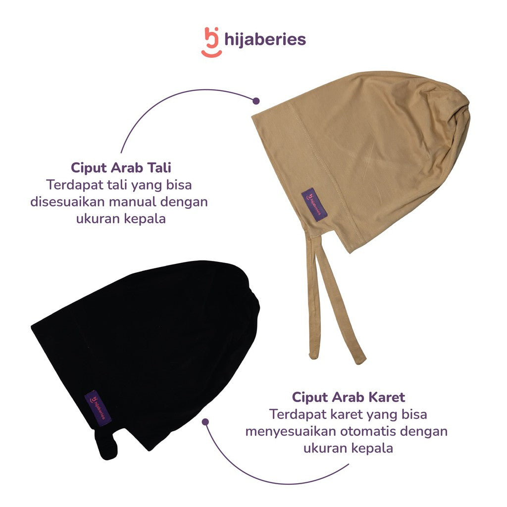 Inner Hijab Arab Tali - Cappucino
