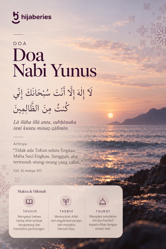 Doa Nabi Yunus: La Ilaha Illa Anta Subhanaka Inni Kuntu Minazh Zhalimin, Arti, dan Keutamaannya