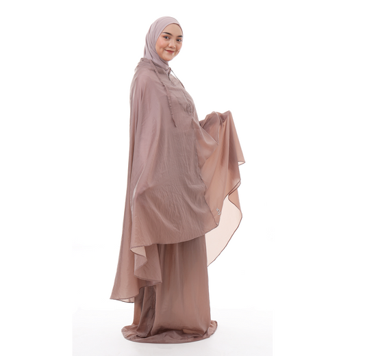 Aurel Travel Prayer Set Hijaberies - Mocca