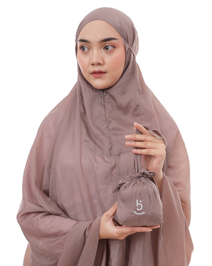 Aurel Travel Prayer Set Hijaberies - Mocca