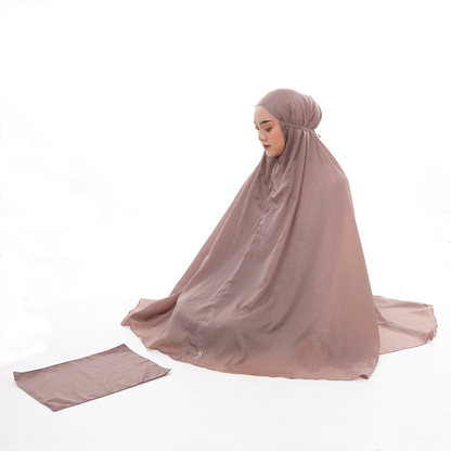 Aurel Travel Prayer Set Hijaberies - Mocca