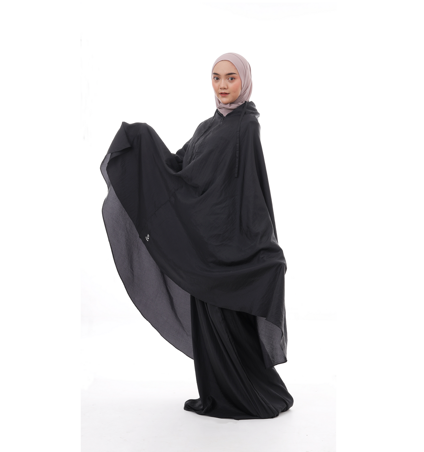 Aurel Travel Prayer Set Hijaberies - Black