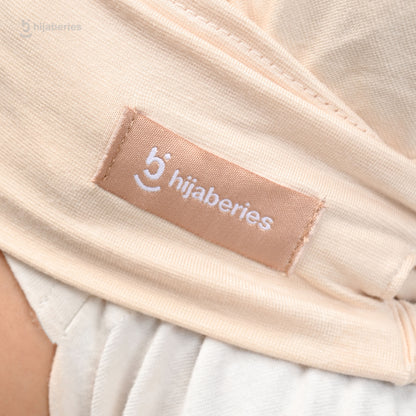 Inner Hijab Arab Karet - Biscuit