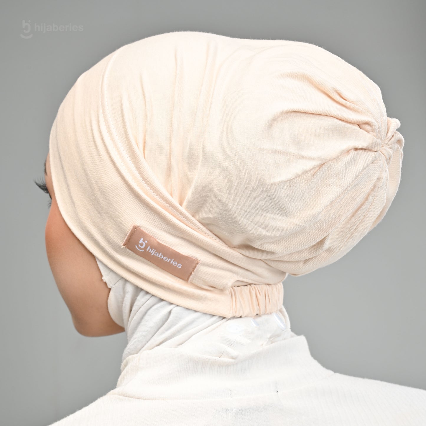 Hijaberies - Inner Hijab Arab (Ciput Arab Model Karet atau Tali Bahan Cotton)