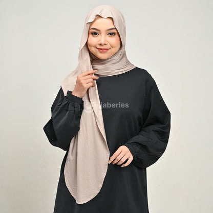 Hijaberies - Pashmina Oval Instan Tencel 3in1  (Pashmina Oval Instan 3in1 Bahan Micro Modal Tencel)