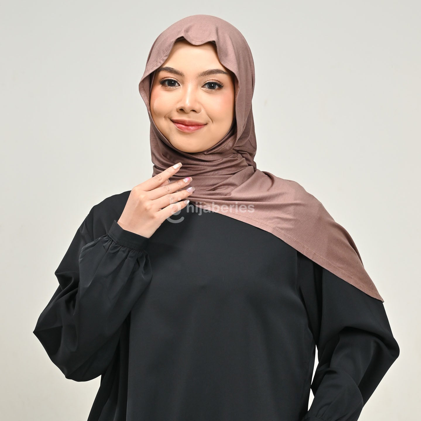 Hijaberies - Pashmina Oval Instan Tencel 3in1  (Pashmina Oval Instan 3in1 Bahan Micro Modal Tencel)