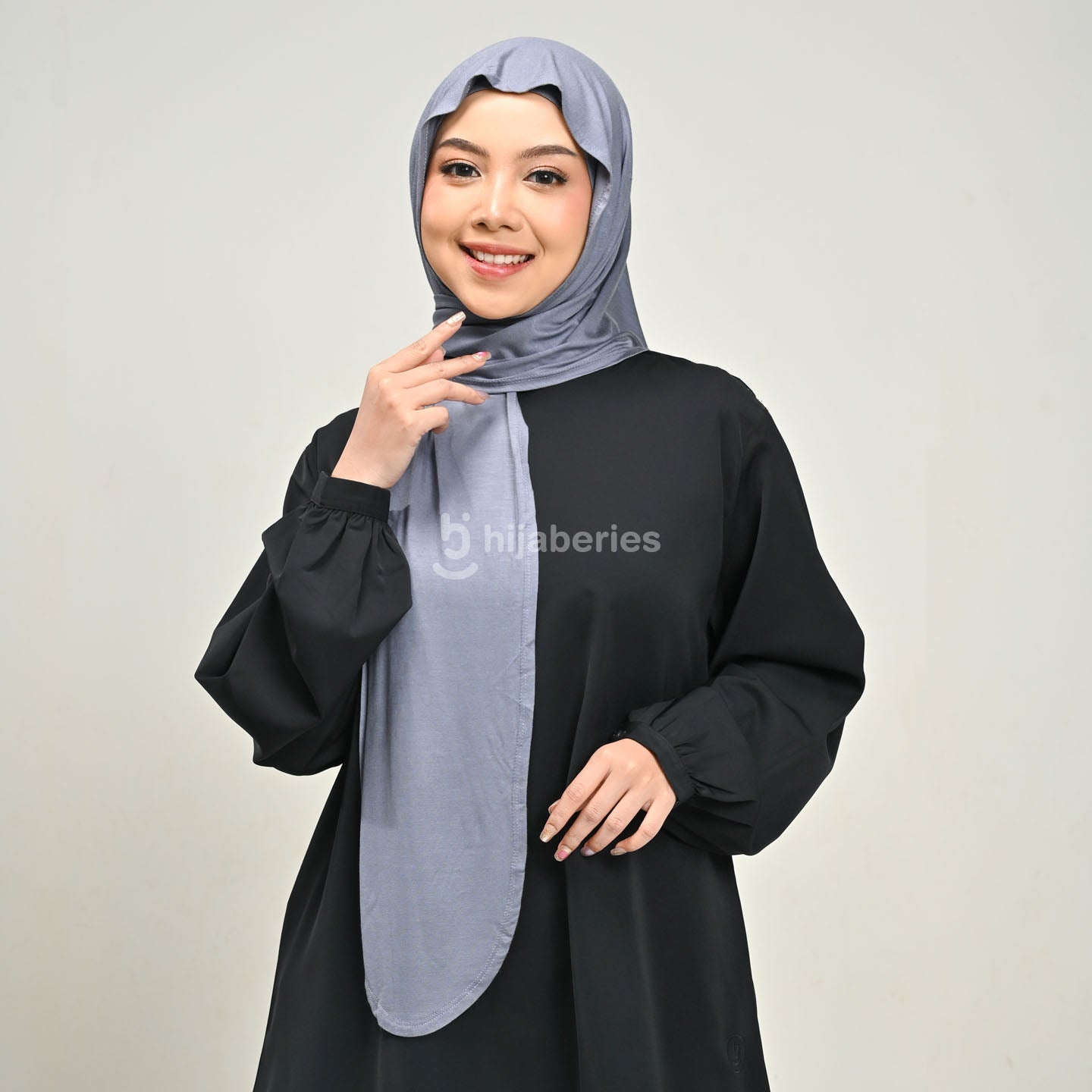 Hijaberies - Pashmina Oval Instan Tencel 3in1  (Pashmina Oval Instan 3in1 Bahan Micro Modal Tencel)