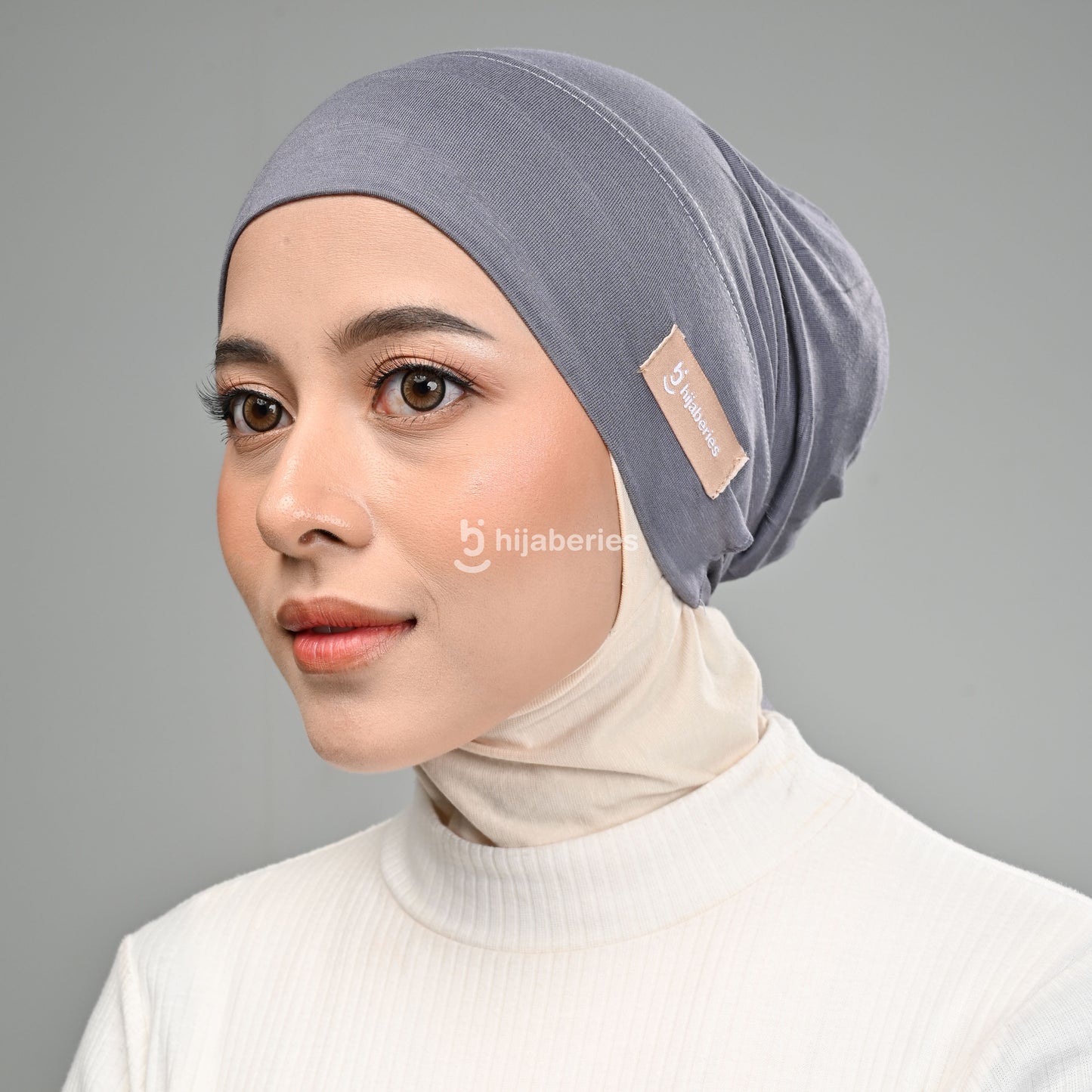 Hijaberies - Inner Hijab Arab (Ciput Arab Model Karet atau Tali Bahan Cotton)