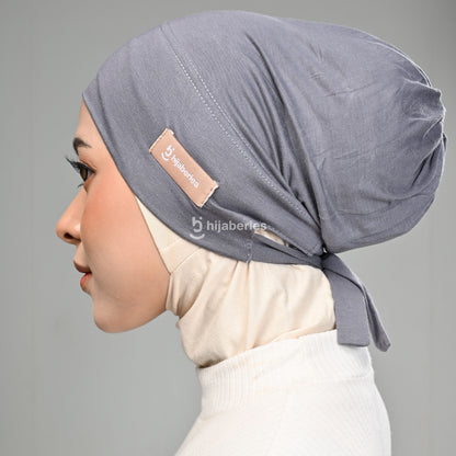 Hijaberies - Inner Hijab Arab (Ciput Arab Model Karet atau Tali Bahan Cotton)