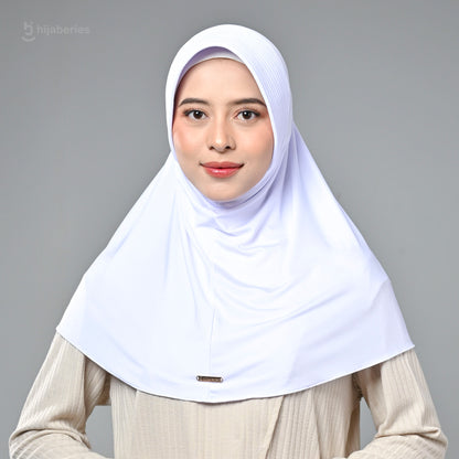 Bergo Basic Reguler - White