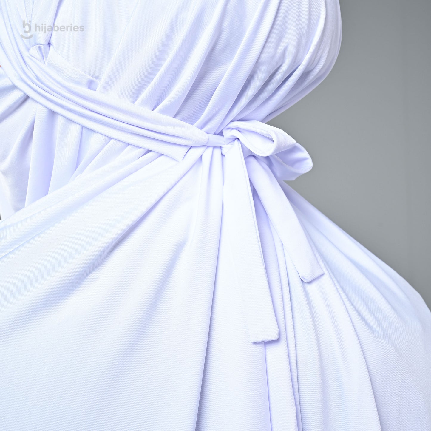 French Khimar Reguler - White