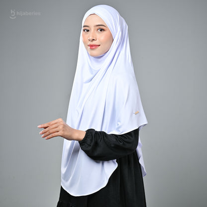 French Khimar Reguler - White