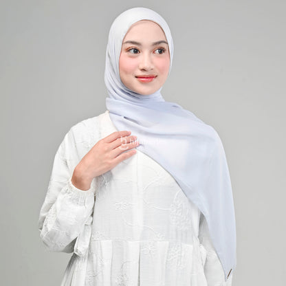 Pashmina Viscose Tencel Hijaberies (Hijab Pashmina dengan Exclusive Box) - Baby Blue
