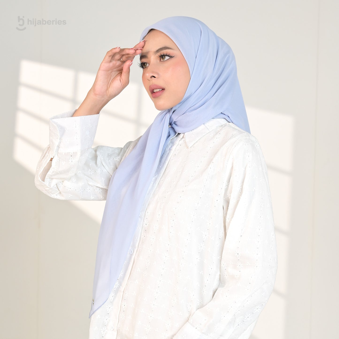 Paris Basic Japan Neci 4 Sisi Hijaberies - Baby Blue