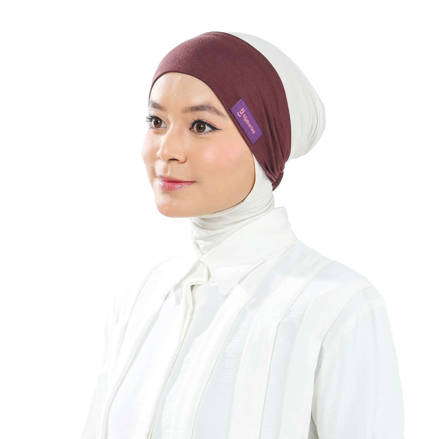 Inner Hijab Bandana Cotton Rayon Hijaberies - Coffee