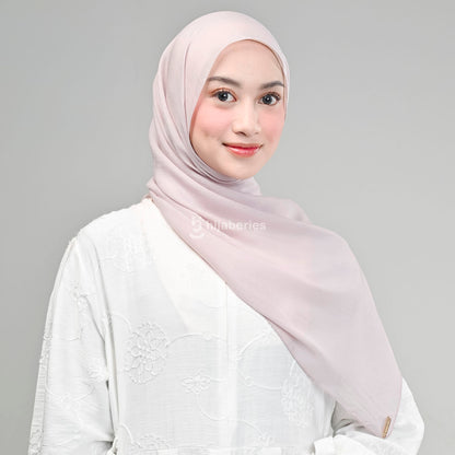 Pashmina Viscose Tencel Hijaberies (Hijab Pashmina dengan Exclusive Box) - Blush