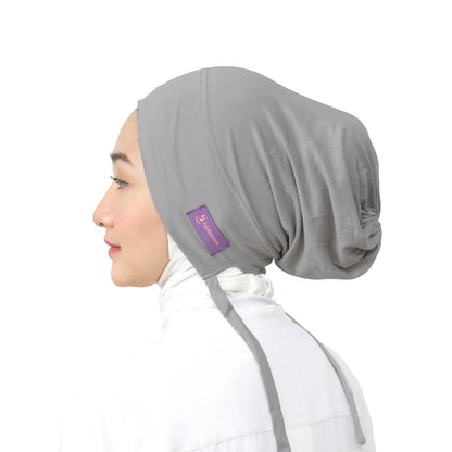 Hijaberies - Inner Hijab Arab (Ciput Arab Model Karet atau Tali Bahan Cotton)