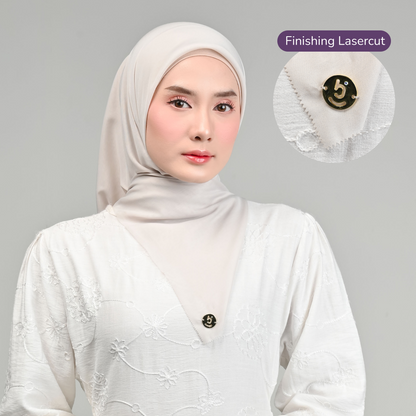 Hijaberies - Emily Paris Plain LC (Hijab Segiempat Paris Voile)