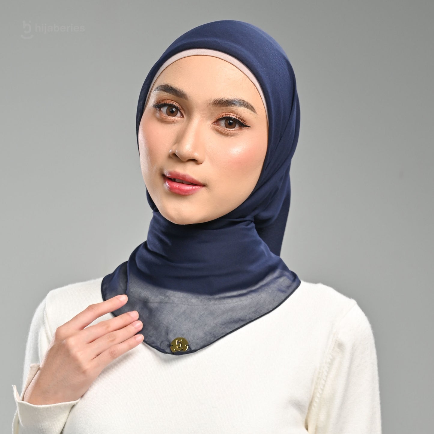 Paris Basic Japan Neci 4 Sisi Hijaberies - V2 Dark Navy
