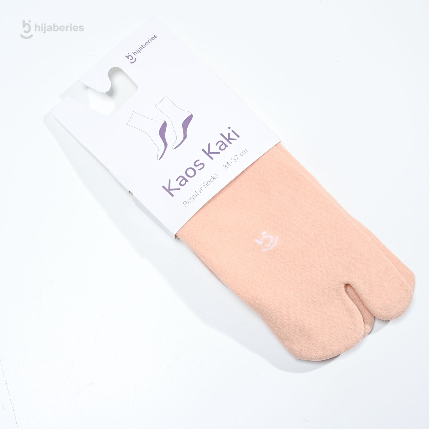 Reguler Jempol Sock (Full Cream) - Kaos Kaki Wanita