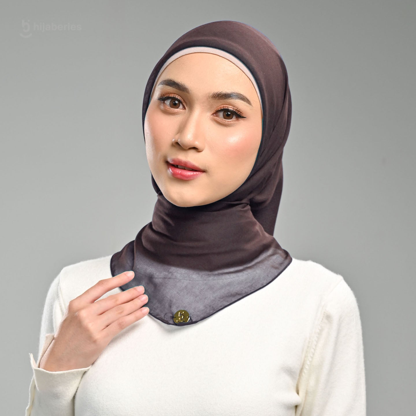 Paris Basic Japan Neci 4 Sisi Hijaberies - V2 Major Brown