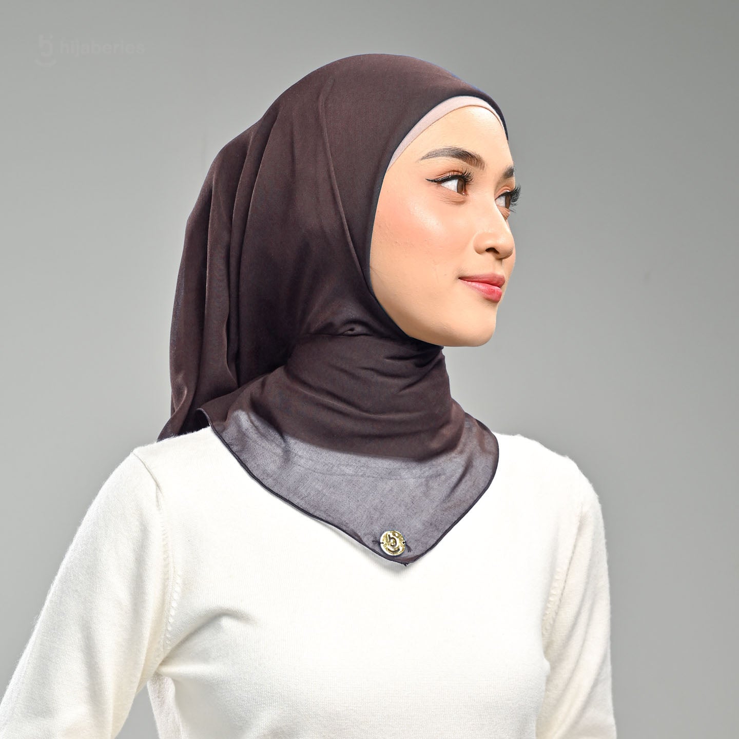Paris Basic Japan Neci 4 Sisi Hijaberies - V2 Major Brown