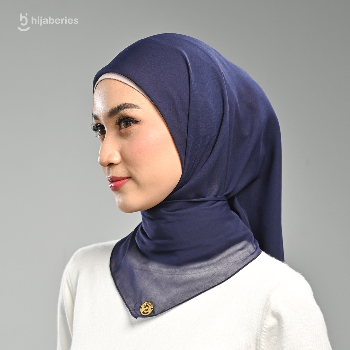 Paris Basic Japan Neci 4 Sisi Hijaberies - V2 Dark Navy