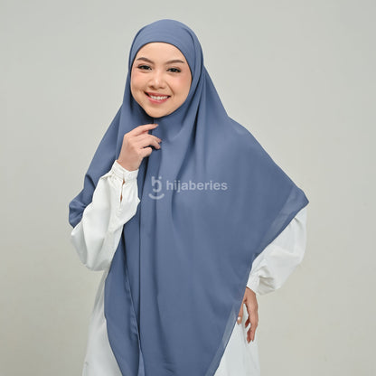 Hijaberies - Khiban Instan (Hijab Bandana Instan 2 Layer Bahan Ceruty Babydoll | Hijab Syar'i)