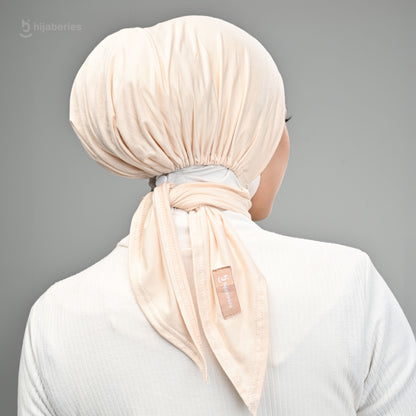 Inner Hijab Ear & Neck Cover Hijaberies - Biscuit
