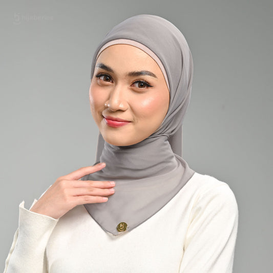 Paris Basic Japan Neci 4 Sisi Hijaberies - V2 Grey