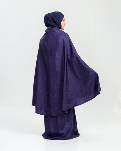 Aurel Travel Prayer Set Hijaberies - Navy