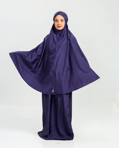 Aurel Travel Prayer Set Hijaberies - Navy