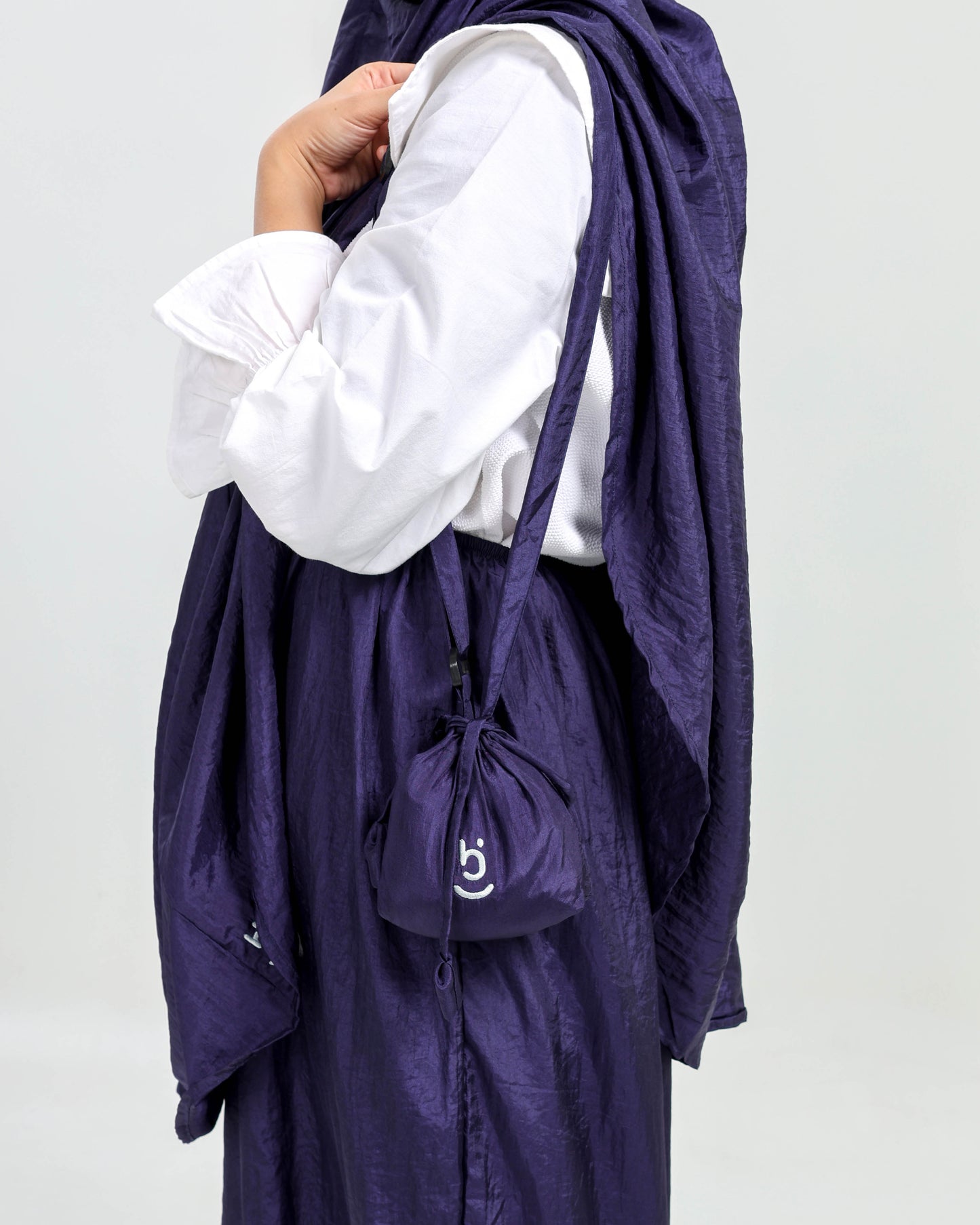 Aurel Travel Prayer Set Hijaberies - Navy