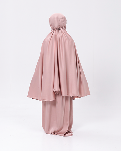 Royal Prayer Set Satin Silk Kids - Blush