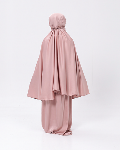 Royal Prayer Set Satin Silk Kids - Blush