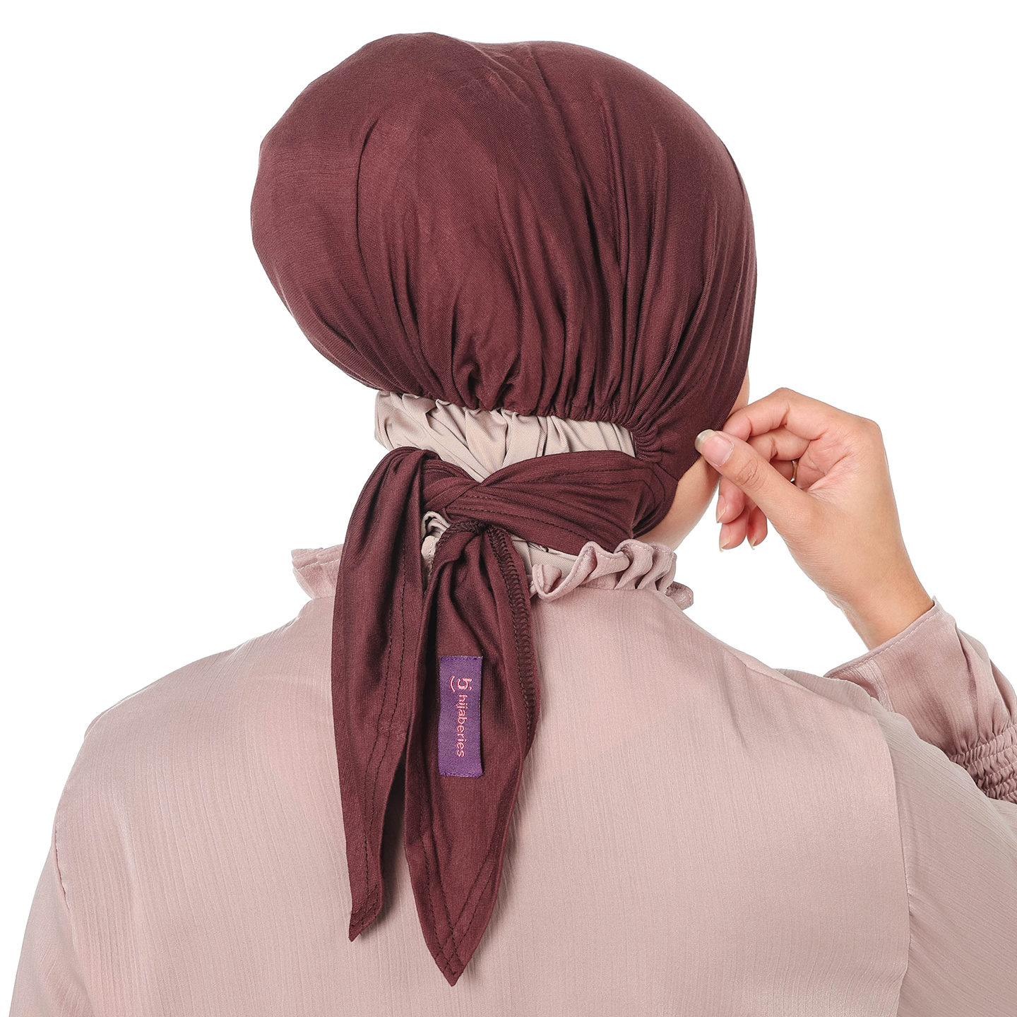 Inner Hijab Ear & Neck Cover Hijaberies - Coffee